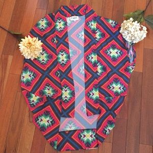 SALE 💕 Sabo Skirt Colorful Tribal Print Kimono 💕